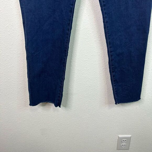 Lularoe Magic Waist Stretch Raw Hem Skinny Jeans Size 30 - Picture 3 of 14